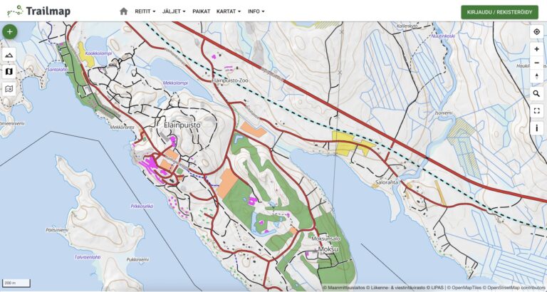 Trailmap retkikartta